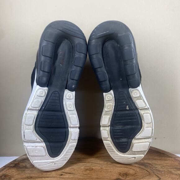 Nike Air Max 270 Womens Black White Size 7 Athletic Shoes Sneakers AH6789-001 - Picture 7 of 10